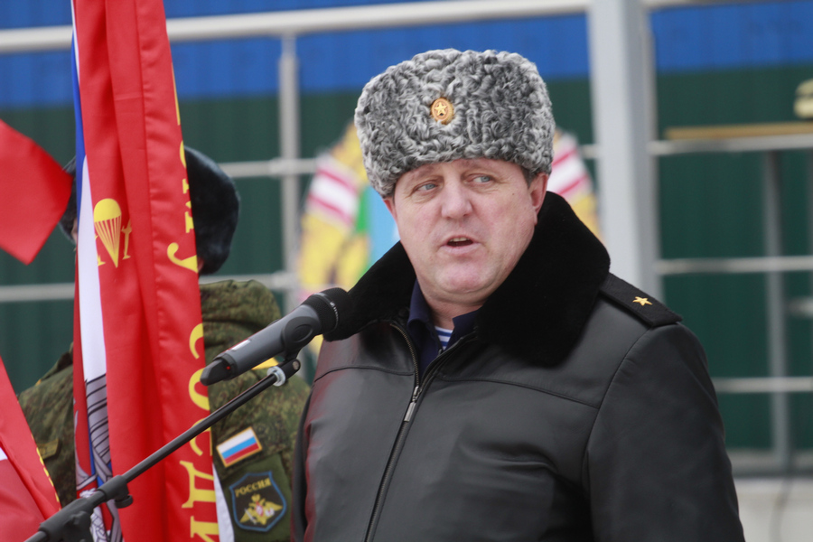 На фото: Алексей Наумец (фото пресс-службы 76-й дивизии)