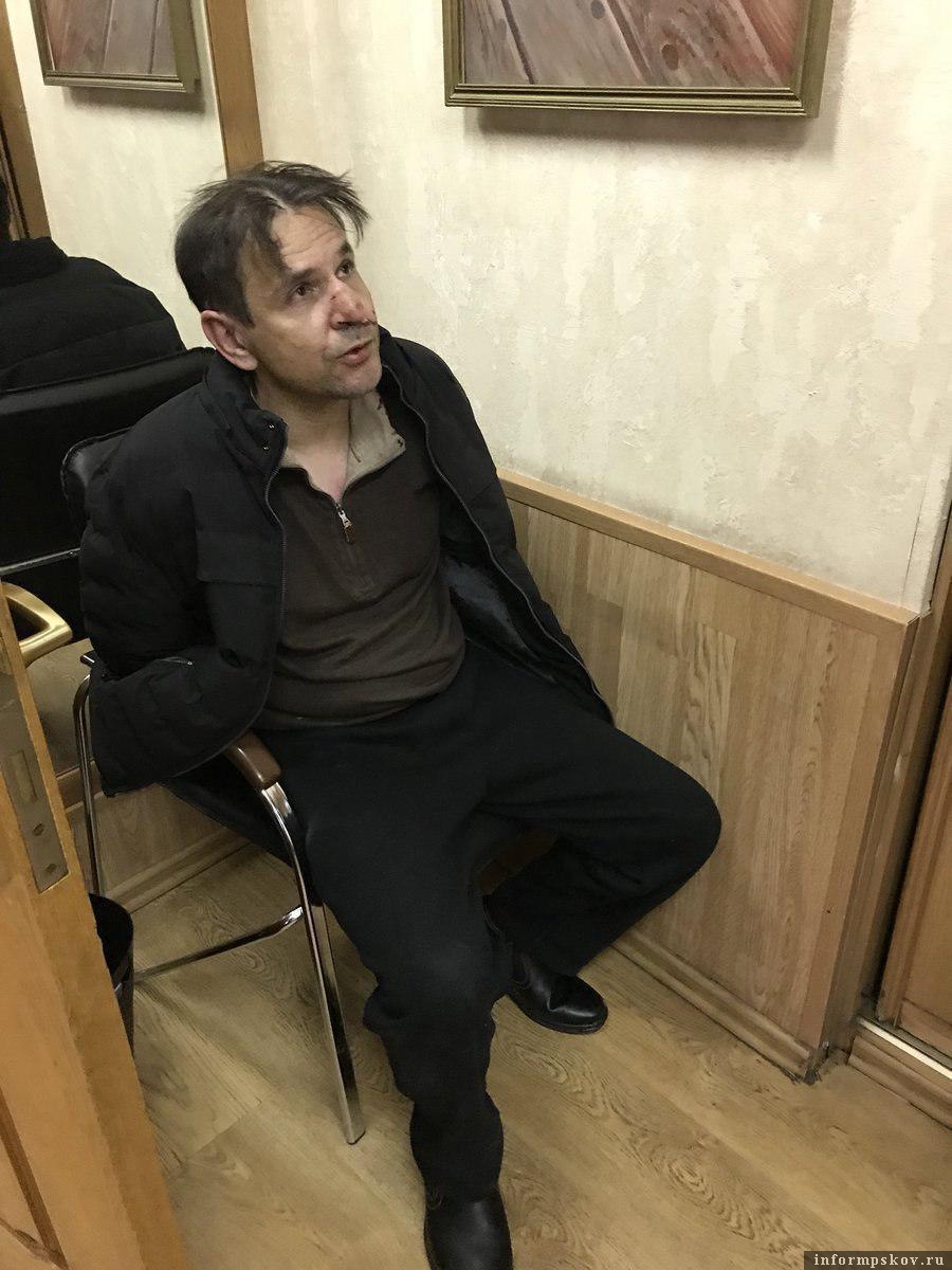 Напавший на Татьяну Фельгенгауэр. Фото Виталия Рувинского