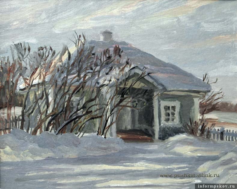 Александра Пономарёва. Домик няни (2012 год). Из собрания музея-заповедника «Михайловское».
