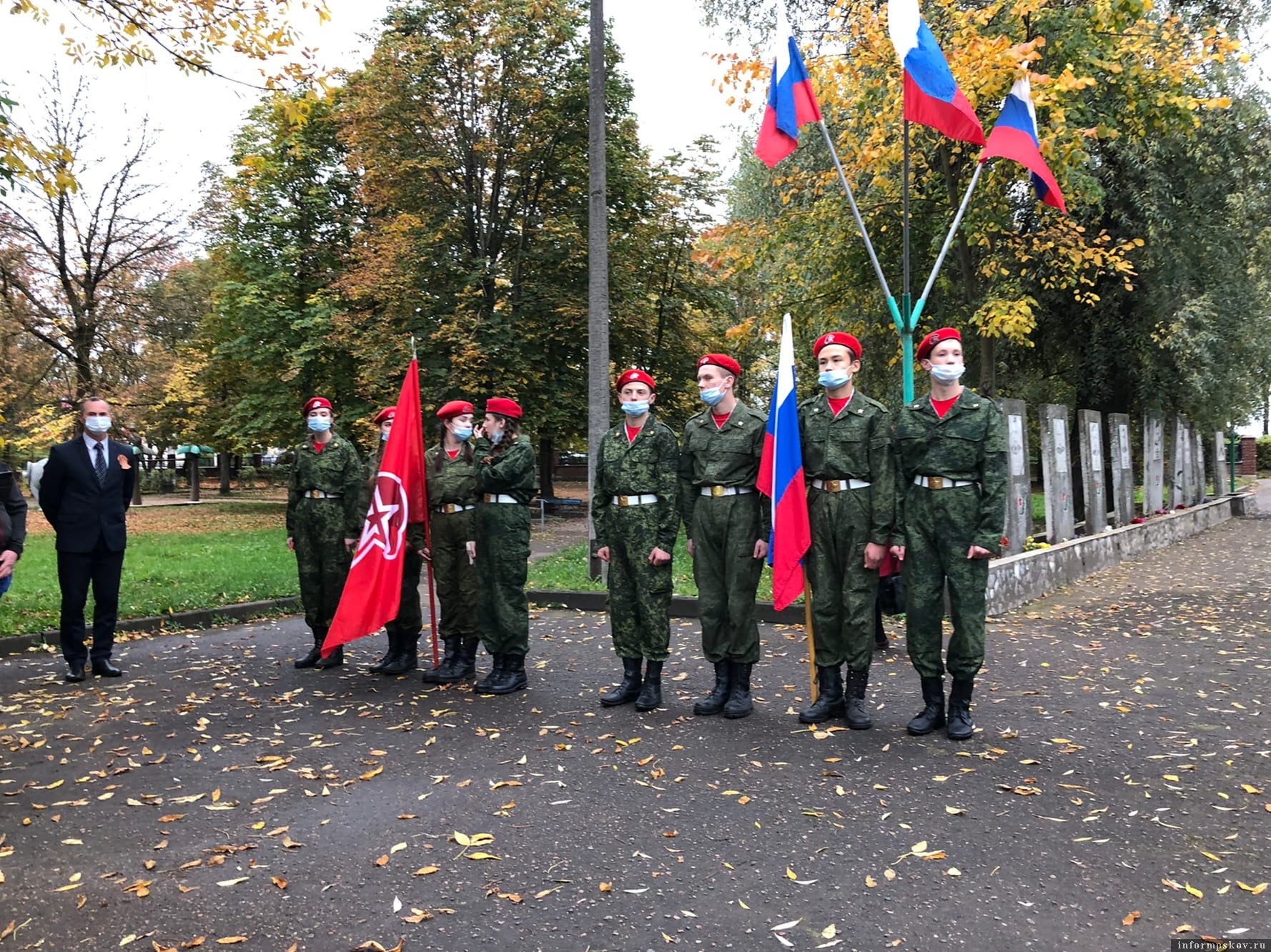Невельские школьники вступили в «Юнармию». Фото: газета «Невельский вестник»