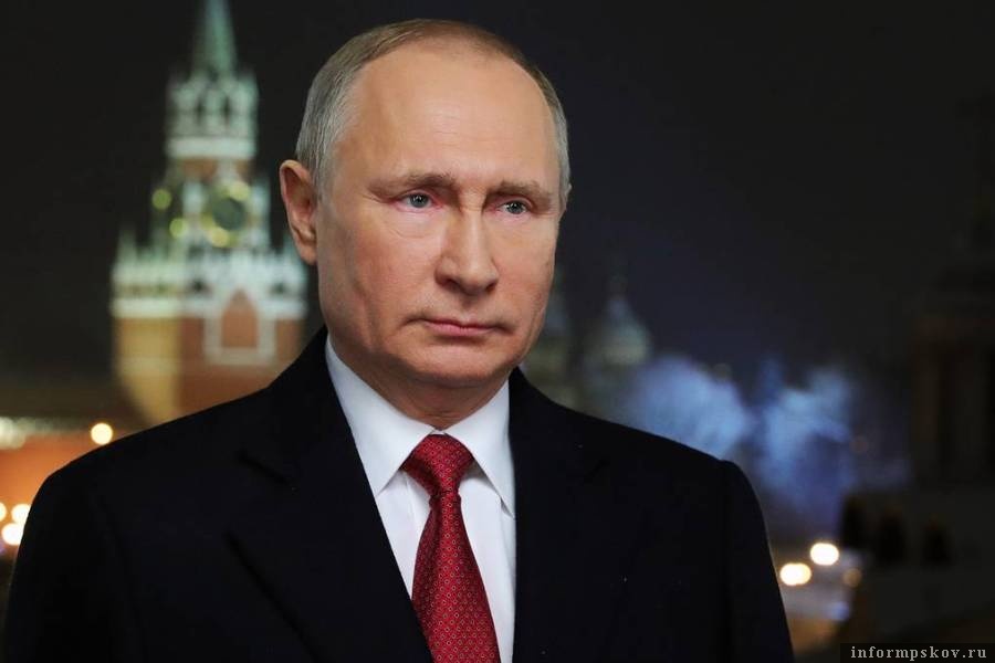 В ладимир Путин выступил с новогодним обращением к россиянам.  Фото Михаил Климентьев/пресс-служба президента РФ/ТАСС