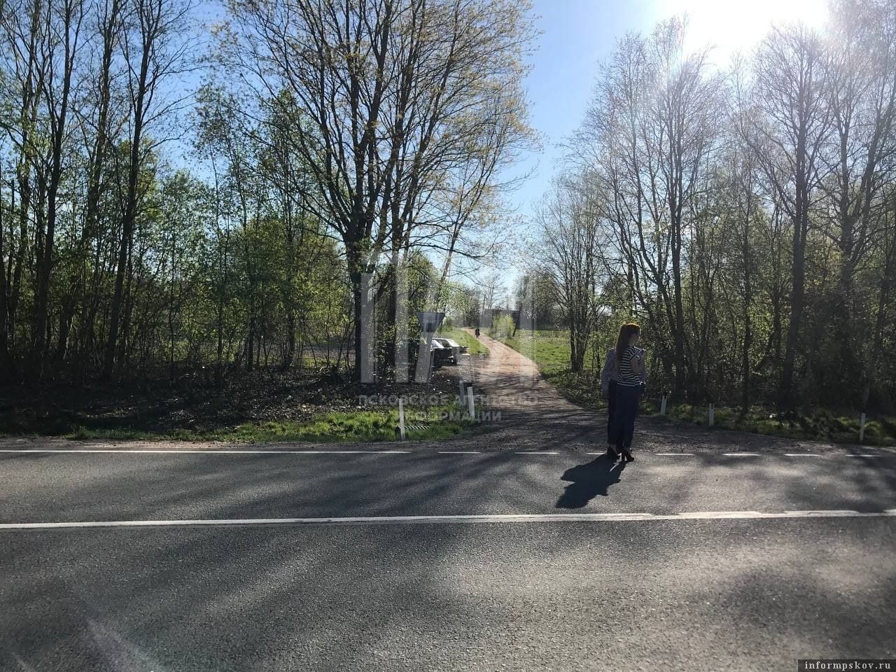 Поворот в деревню