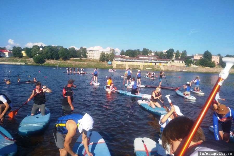 Подготовка к заплыву. Фото ПАИ