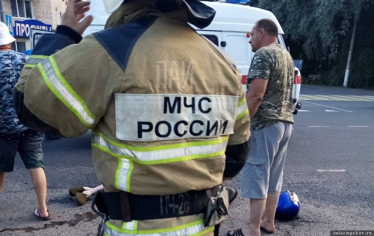 Фото с места происшествия: Газета «Вперед» Пустошка