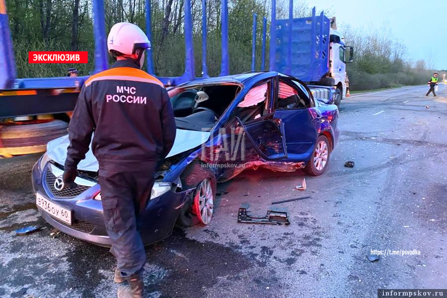 Все пятеро участников ДТП были госпитализированы. Фото ПАИ