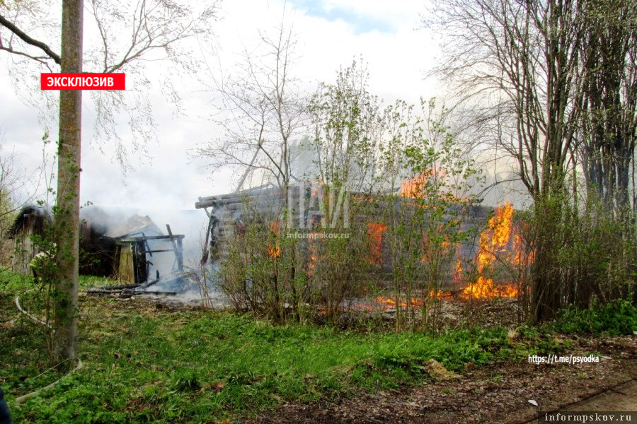 Сгорел жилой дом. Фото ПАИ