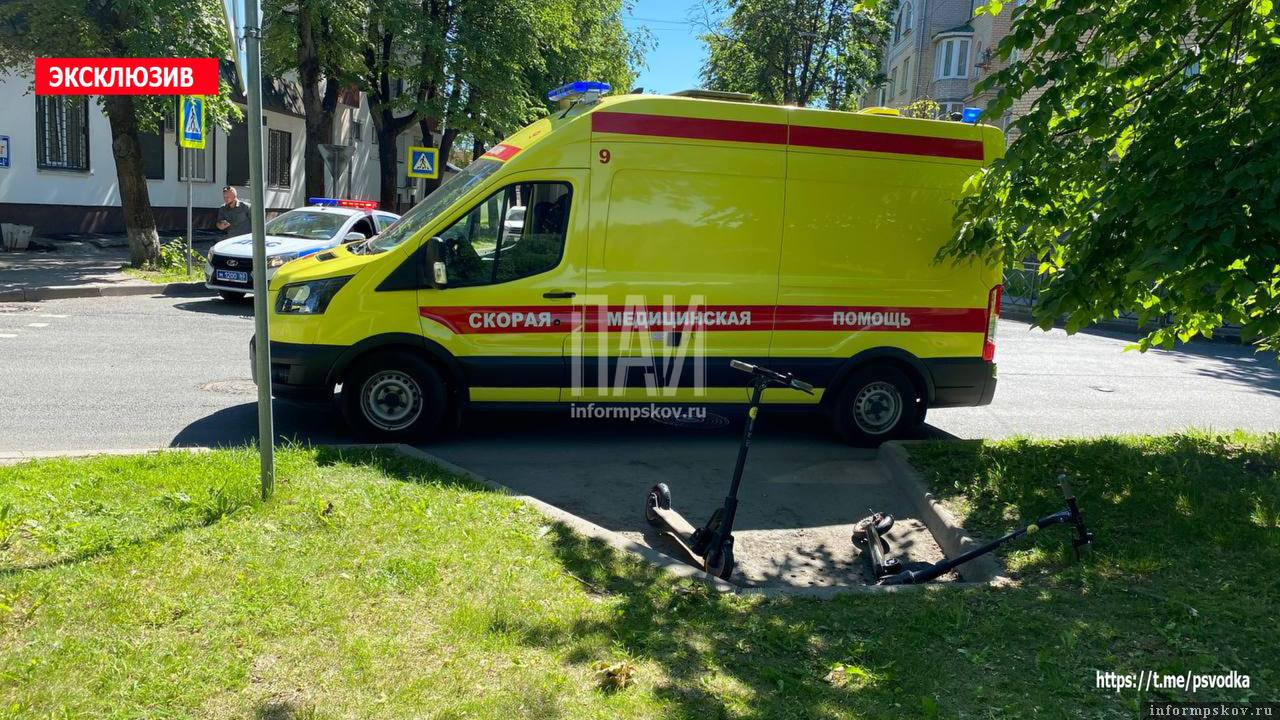 Ребёнок пострадал в результате столкновения с автомобилем «Шкода» в центре Пскова
