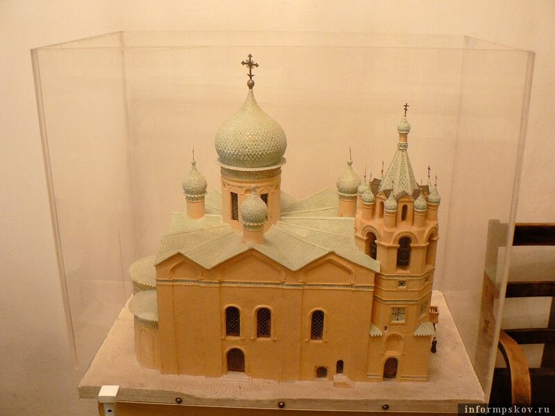 Макет церкви Одигитрии, выполненный Ю.П. Спегальским.