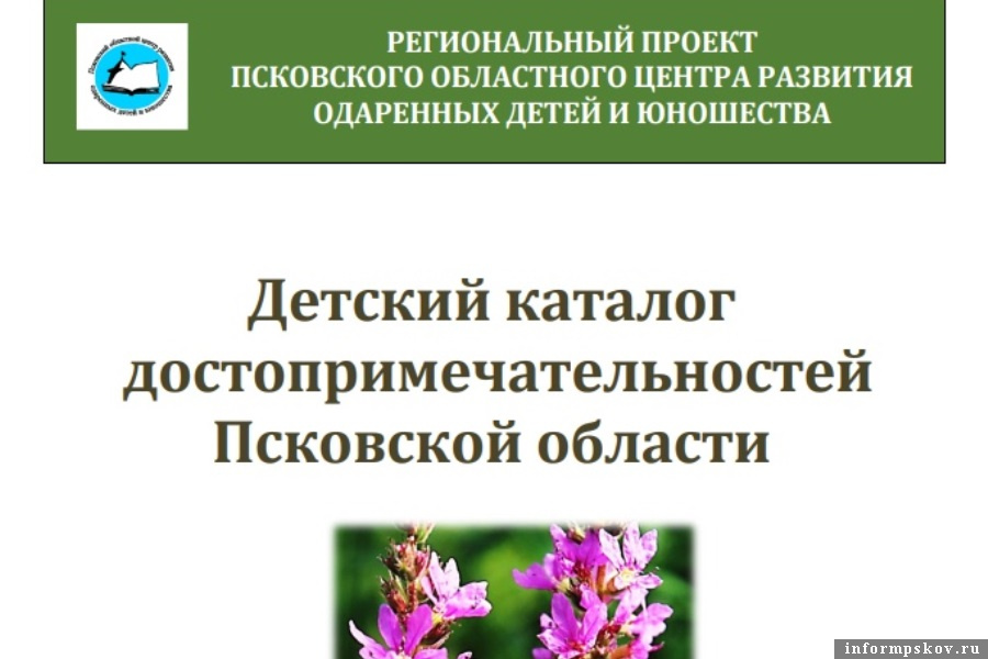 Детский каталог достопримечательностей Псковской области. Фото: Вконтакте