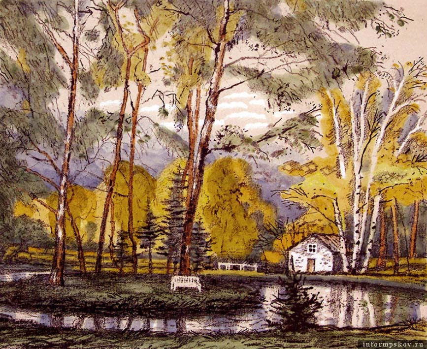 Елена Абдулаева. Остров уединения (2007). Из фондов музея-заповедника «Михайловское».