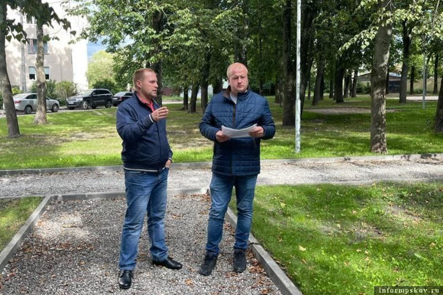 Благоустройство парка имени Гагарина скоро завершат. Фото: Telegram