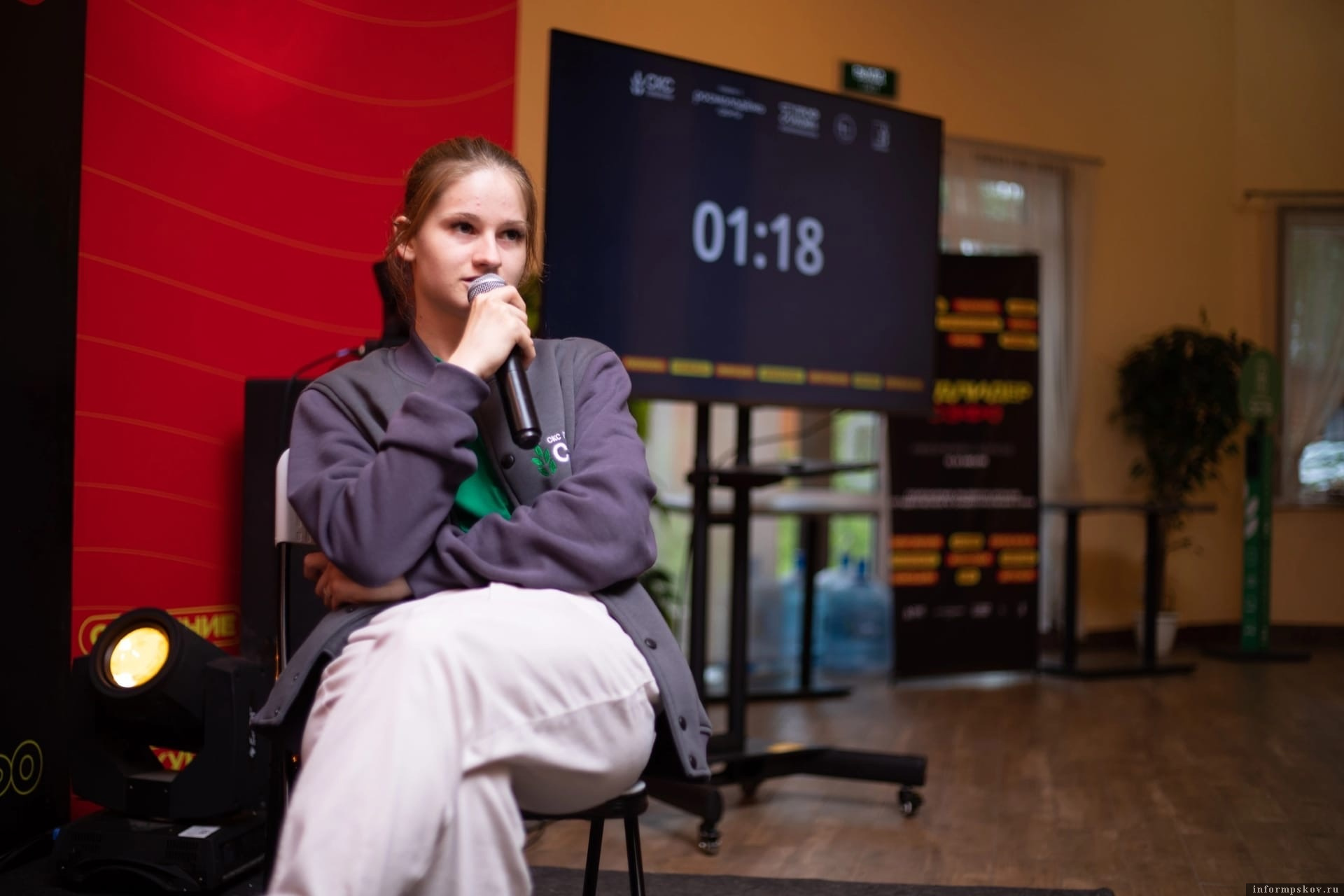 На фото: Екатерина Андреева. Фото здесь и далее: пресс-служба ПсковГУ