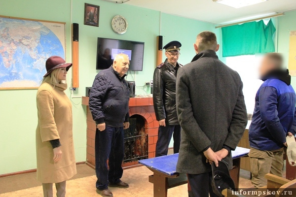 Правозащитники проверили условия жизни псковских осуждённых. Фото: пресс-служба УФСИН России по Псковской области