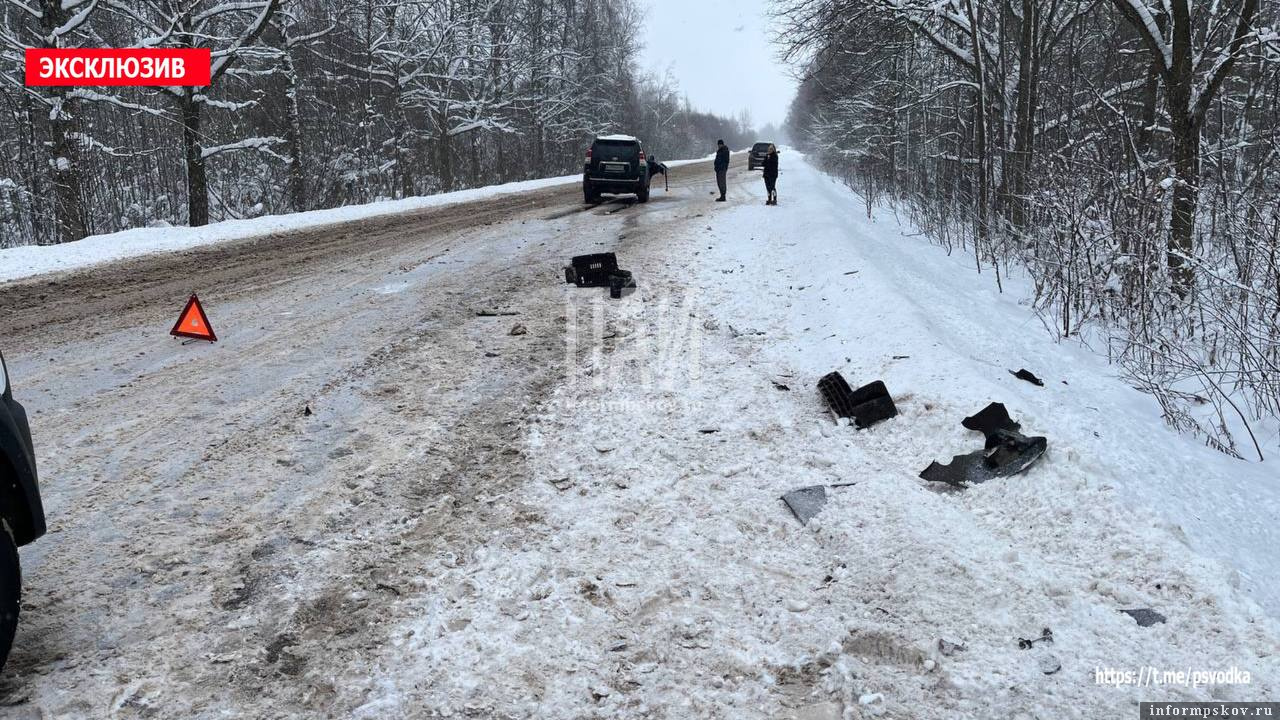 Пенсионерка пострадала в ДТП в Новосокольническом районе. Фото здесь и далее: Telegram-канал «ПАИ. Псковская сводка»