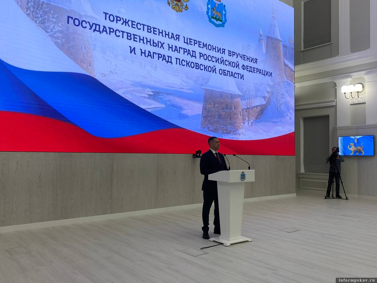 Михаил Ведерников: «Псковщина, как и всегда это было в истории, носит принципиально важный вклад в развитие всех сфер жизни нашей большой и дружной страны». 