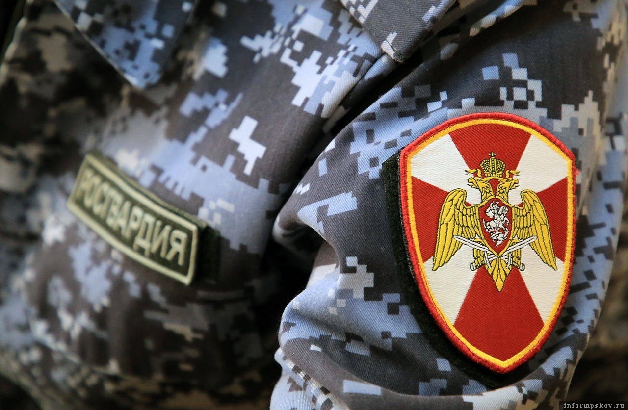 Росгвардейцы задержали в Порхове троих подозреваемых в краже кухонных принадлежностей. Фото: пресс-служба Управления Росгвардии по Псковской области