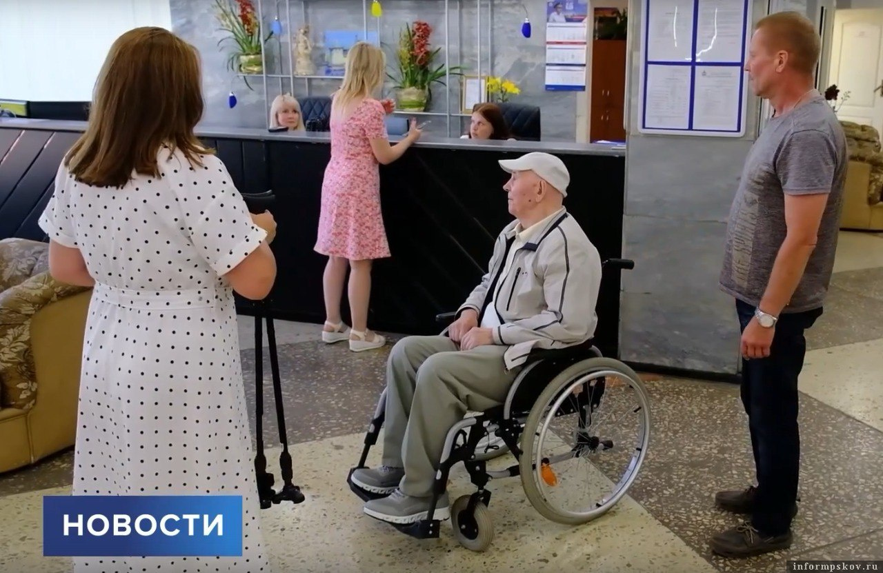 Скриншот здесь и далее: сюжет телеканал «Первый Псковский»