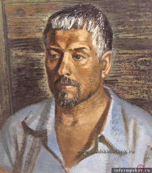 Сергей Репин. Портрет Саввы Ямщикова (1987). Из собрания Пушкинского заповедника