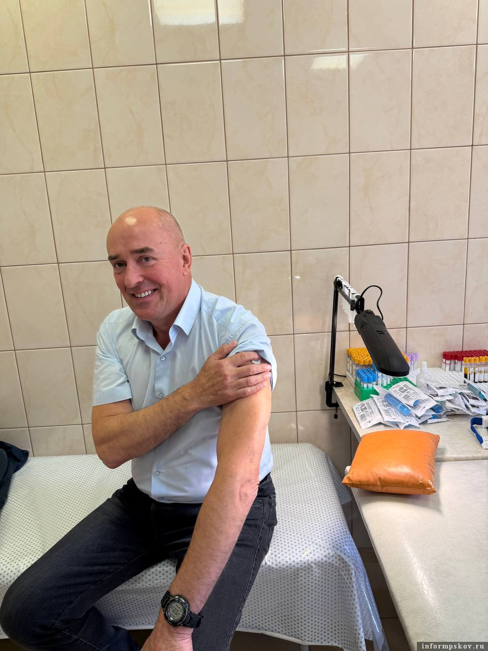 Вакцинация. Фото из телеграм-канала Александра Волкова 