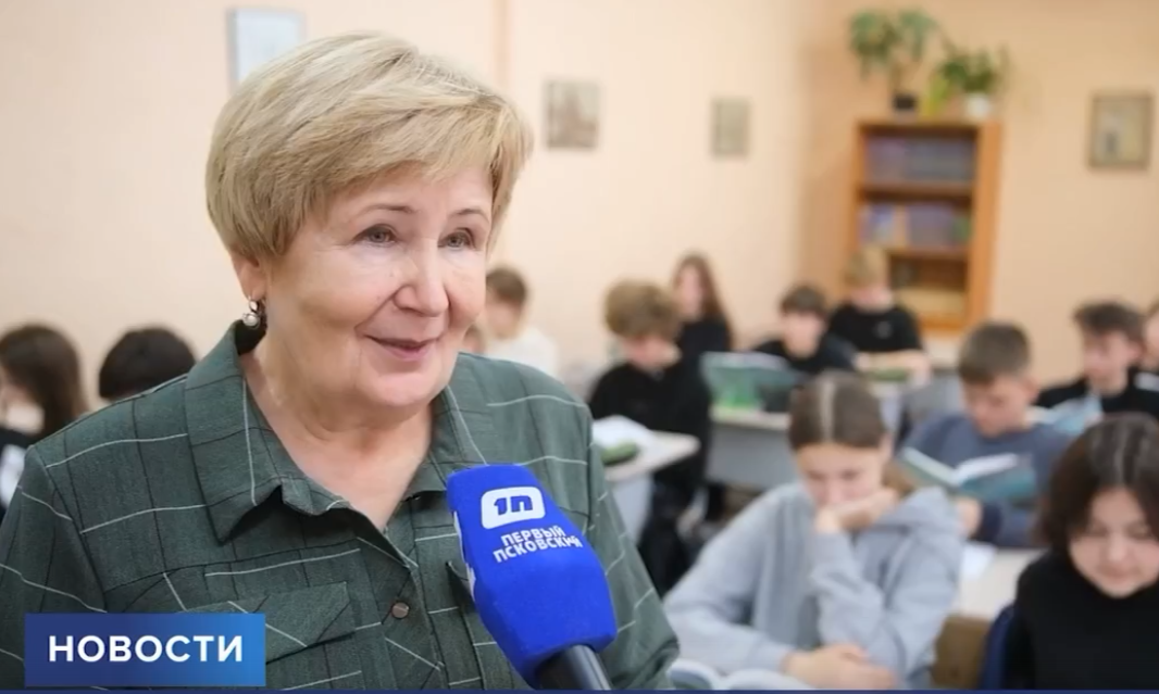 Скриншот здесь и далее: телеканал «Первый Псковский»