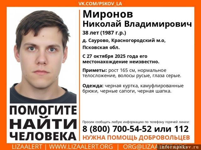 Фото: поисково-спасательный отряд «ЛизаАлерт» Псковской области