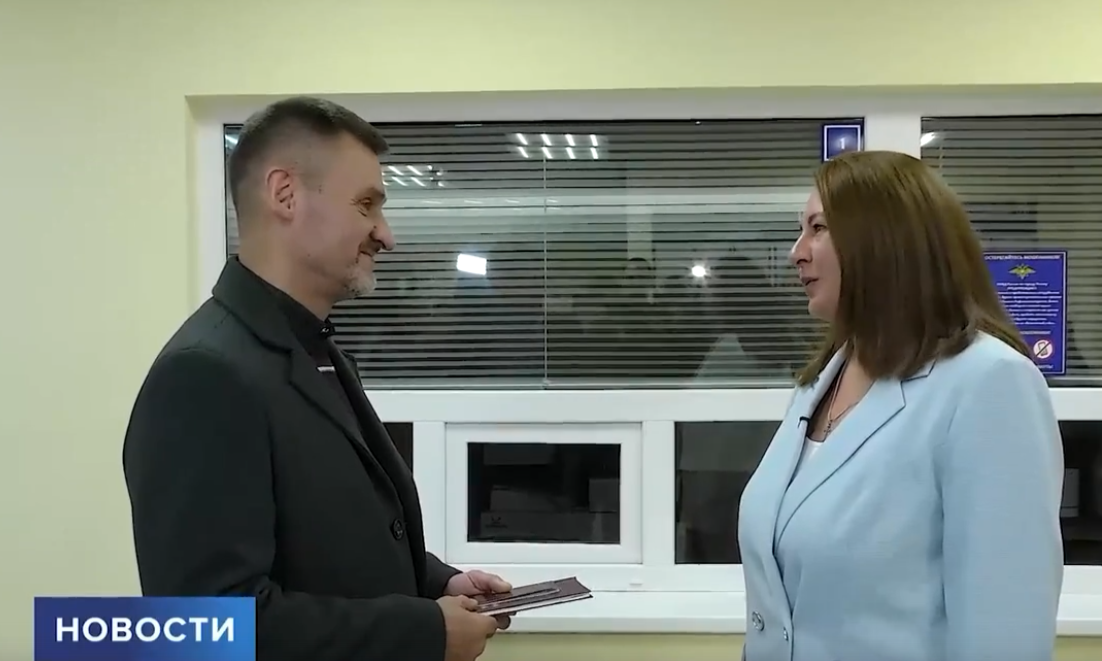 Скриншот здесь и далее: телеканал «Первый Псковский»
