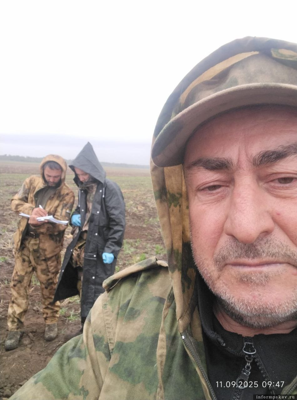 Ильяс Умаев на поисковых работах 