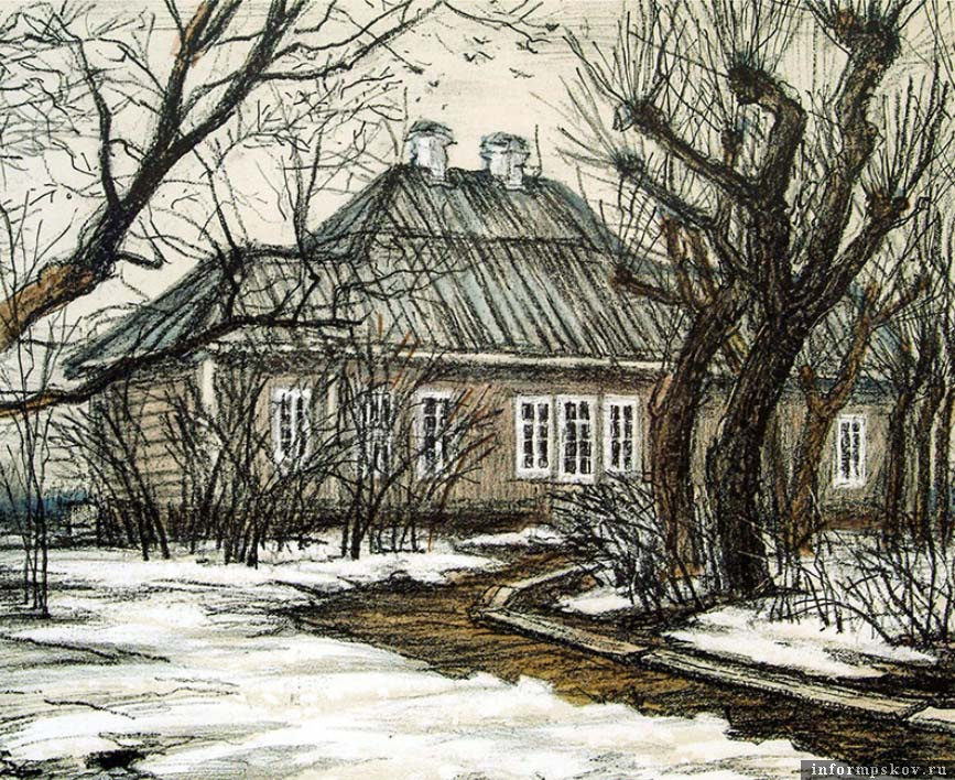Елена Абдулаева. Дом А. С. Пушкина (2007). Из фондов музея-заповедника «Михайловское»