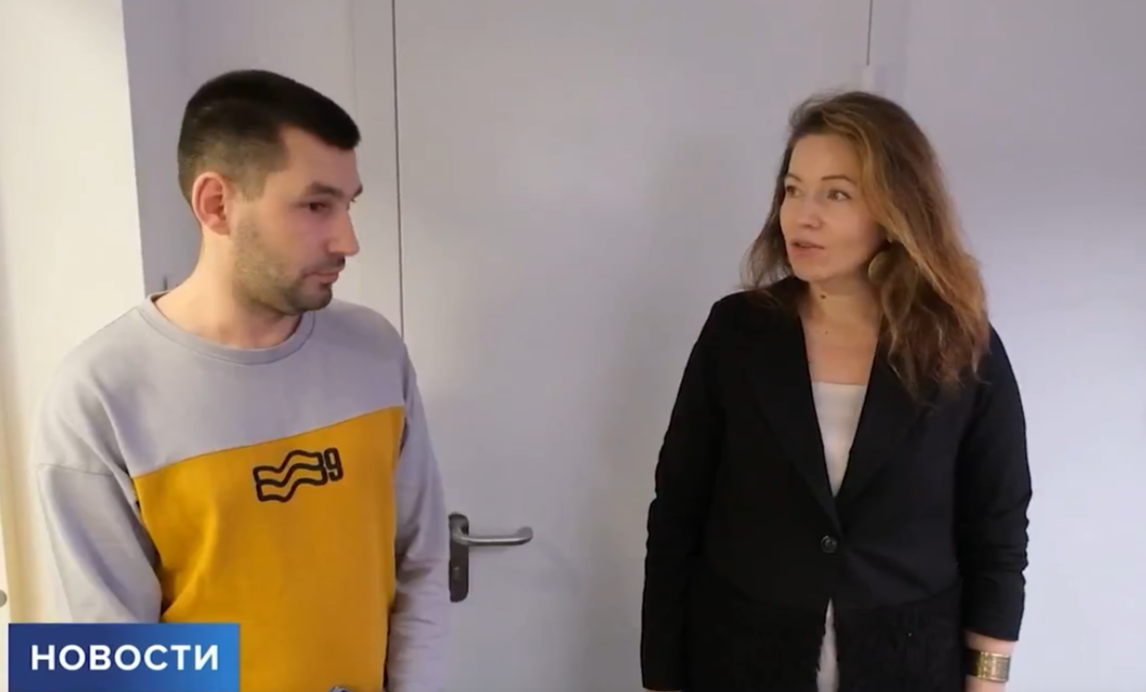 Скриншот видео телеканала «Первый Псковский»