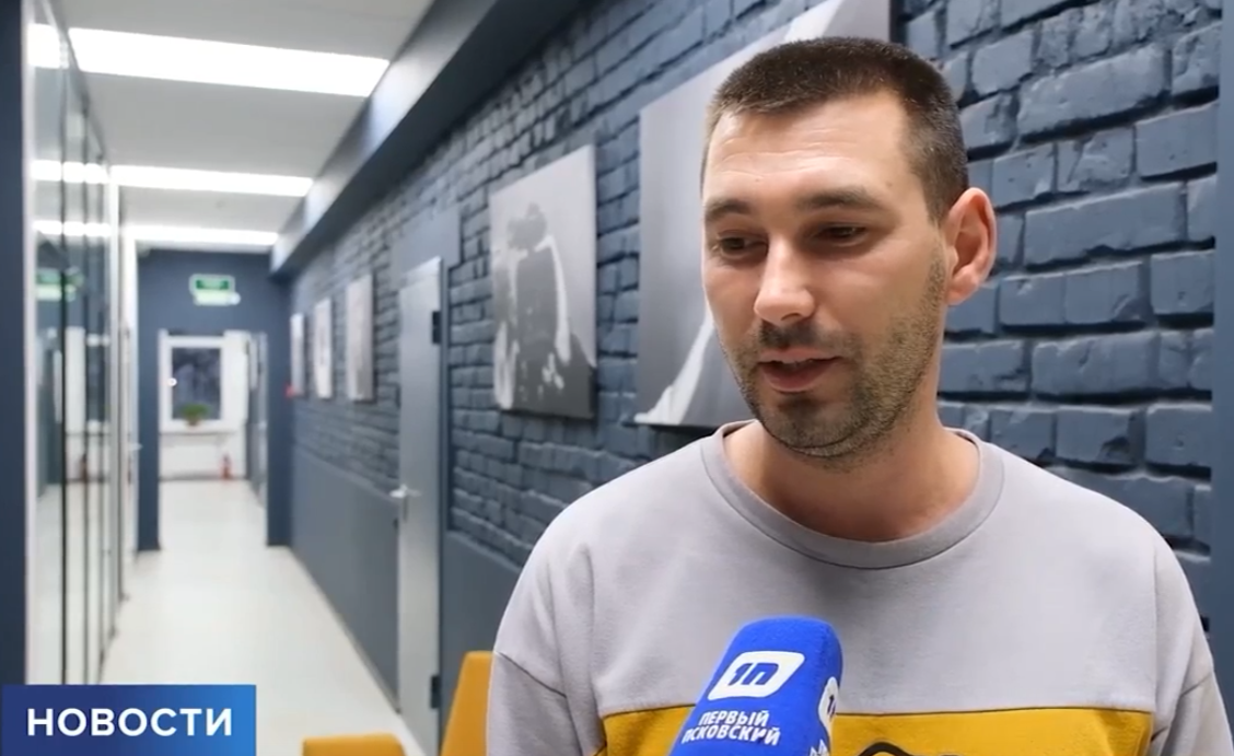 Скриншот видео телеканала «Первый Псковский»