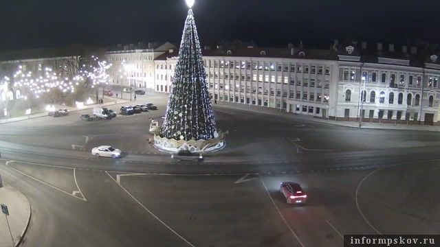 Скриншот с камер Pskovline