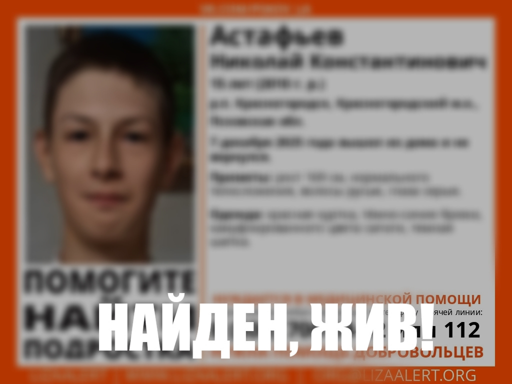 Фото: поисковый отряд «ЛизаАлерт»