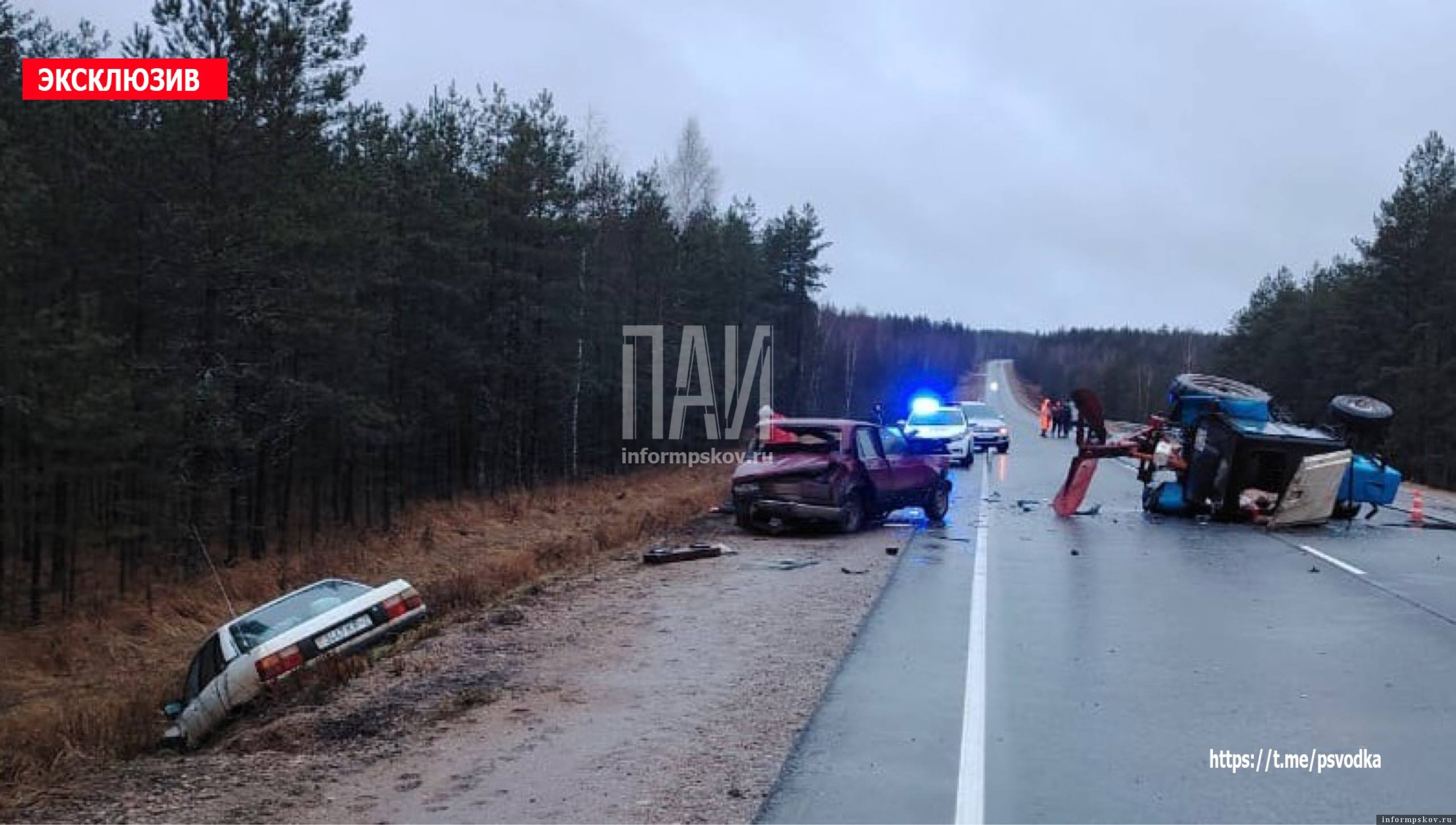 Фото здесь и далее: телеграм-канал «Псковская сводка. ПАИ»