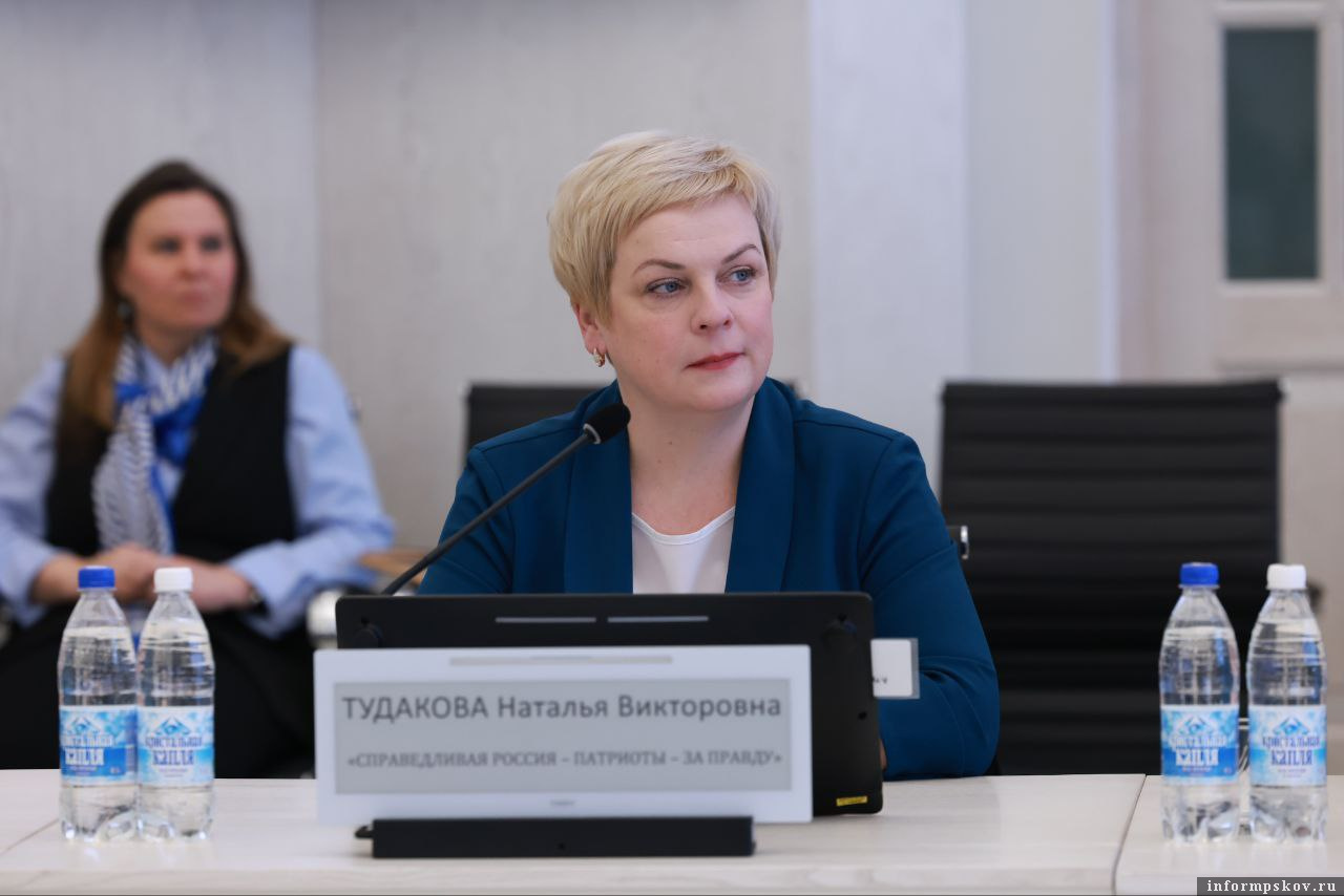 Наталья Тудакова. Фото: пресс-служба Псковского областного Собрания