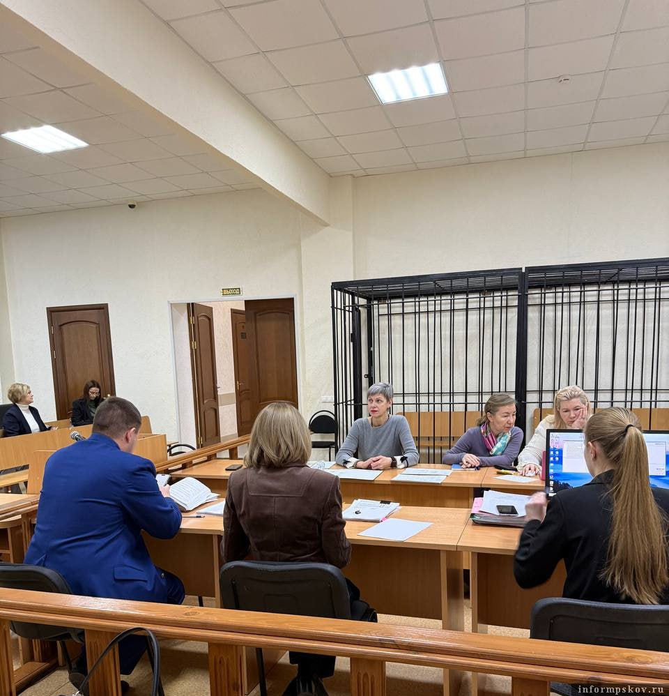 Судебное заседание по делу Ильиной. Фото: объединённая пресс-служба судов Псковской области
