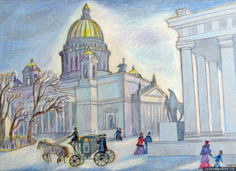 Ольга Давыдова. Исаакиевский собор (2009). Из фондов «Михайловского»