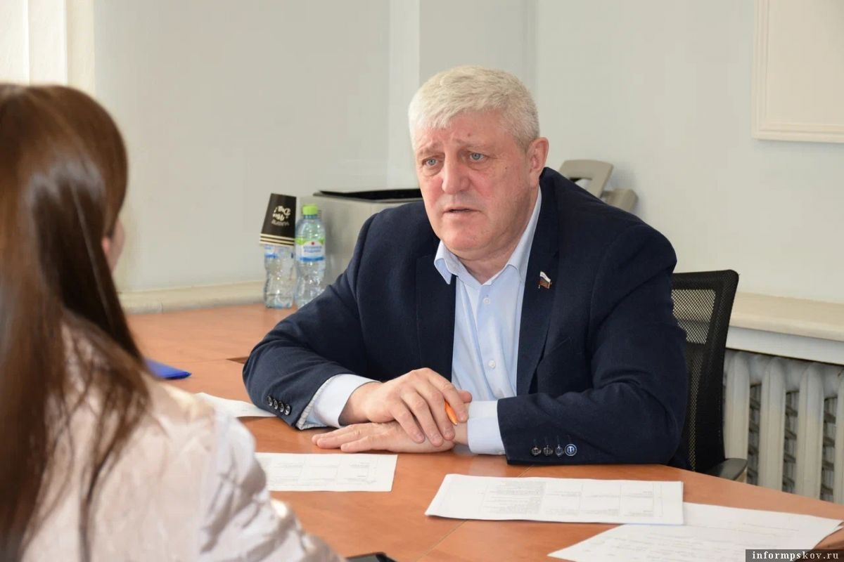 Сенатор РФ от Псковской области Алексей Наумец. Фото здесь и далее: реготделение партии ЕР