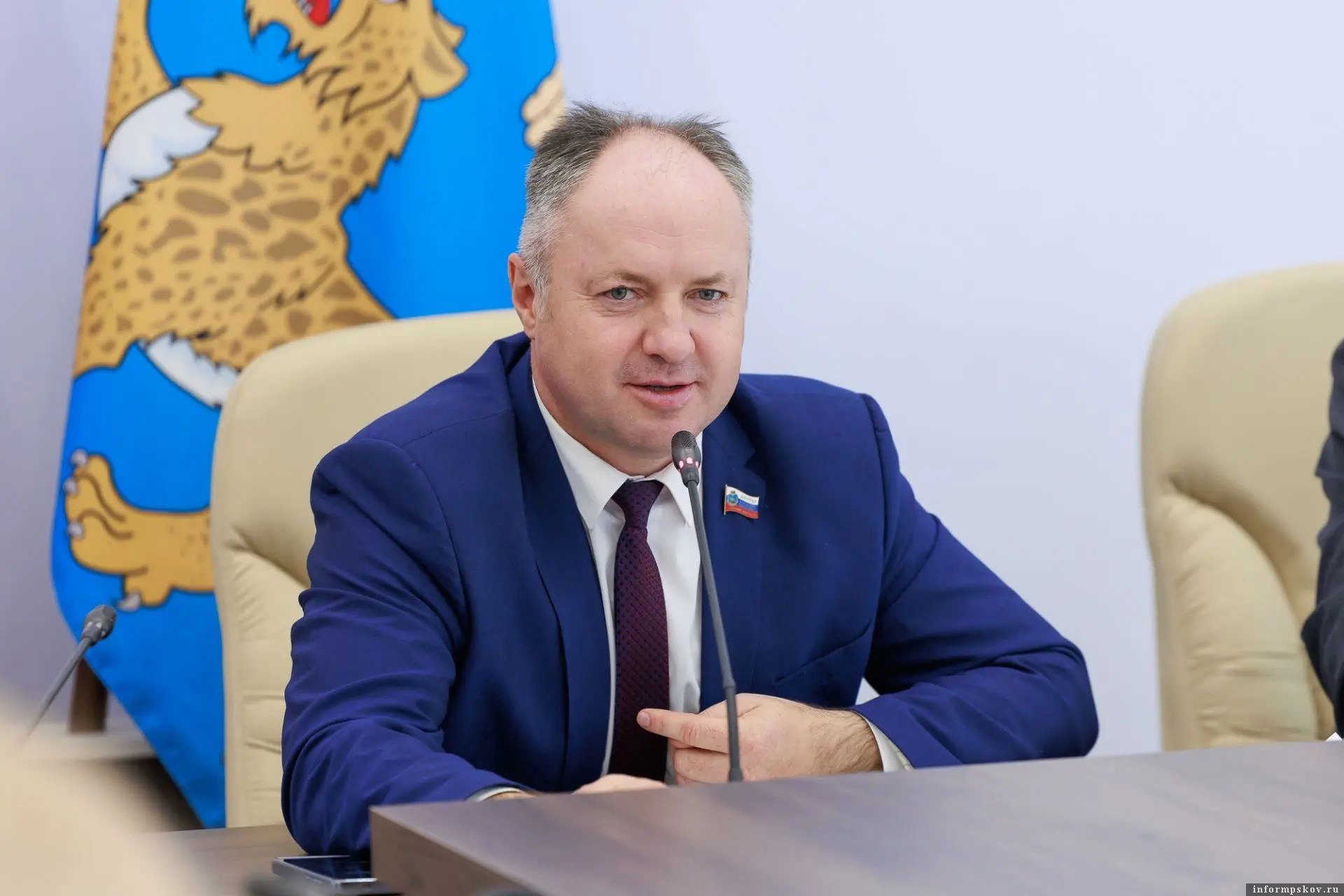 Андрей Козлов. Фото: пресс-служба Псковского областного Собрания