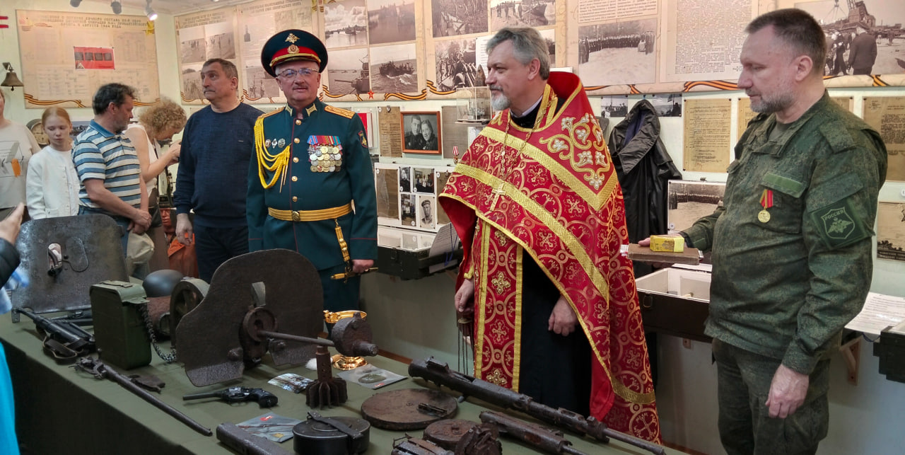 Торжественное открытие и освящение музея в деревне Коле