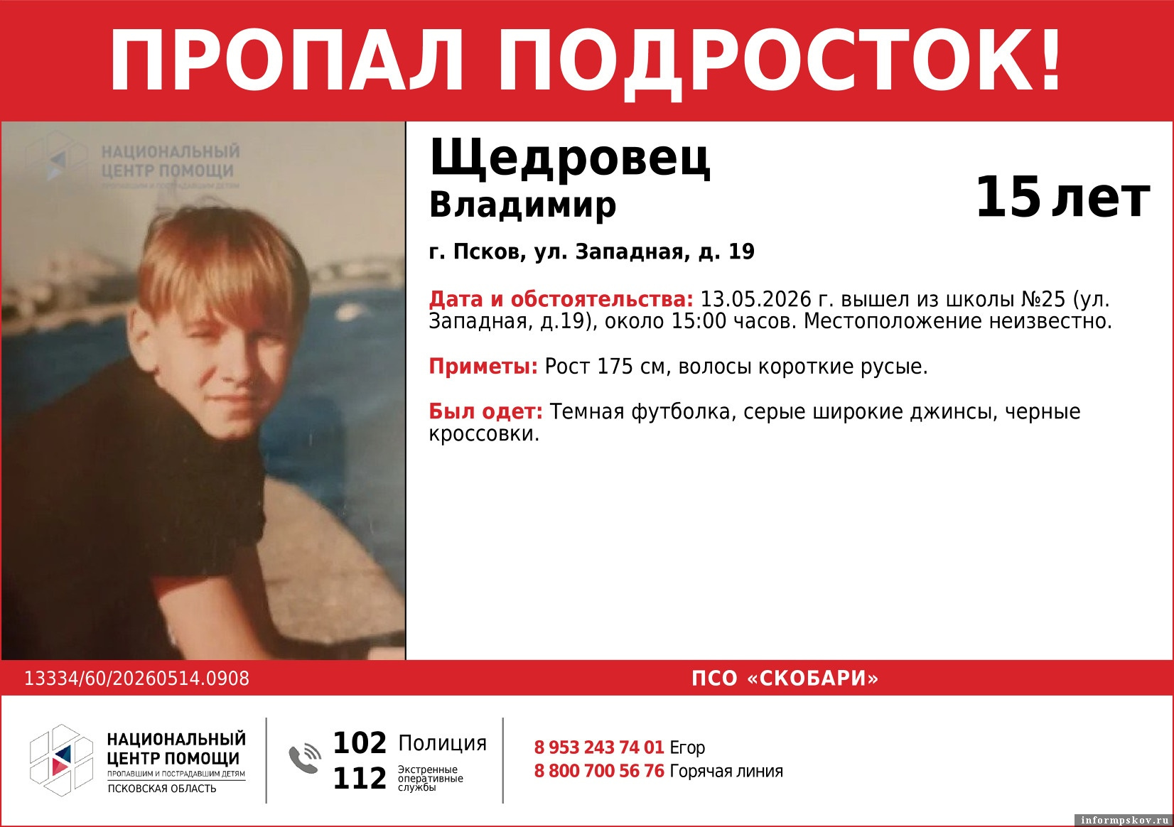 Фото: национальный центр помощи в Псковской области