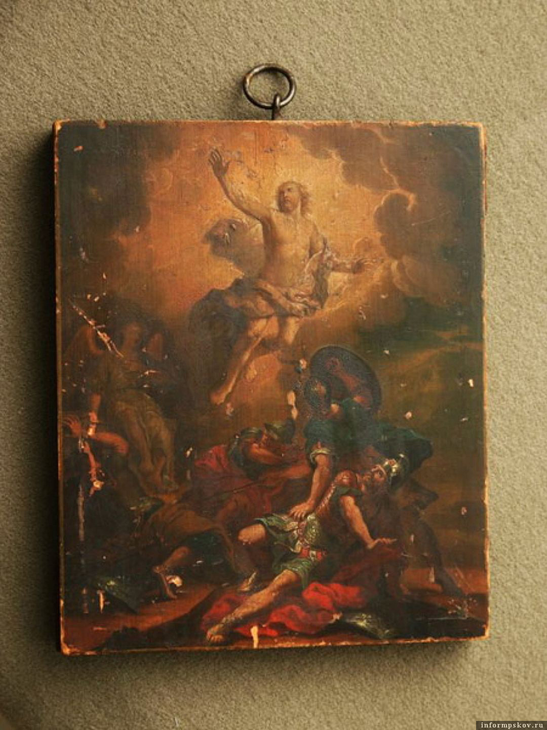 Икона «Воскресение Христа» (конец XVIII века) из фондов музея-заповедника «Михайловское»