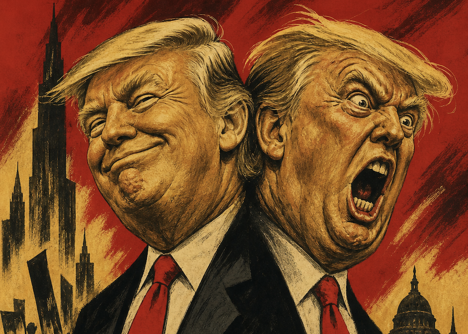 Трамп двуглавый. Иллюстрация сгенерирована ИИ