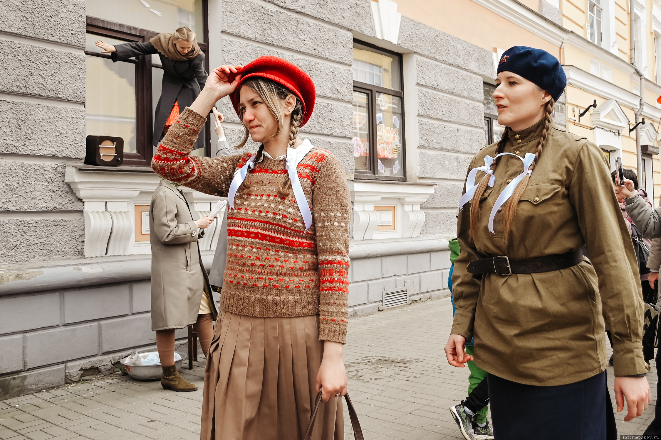 Спектакль-реконструкция «На нашей улице Победа!». Фото: Валерия Лагуткина / ПАИ