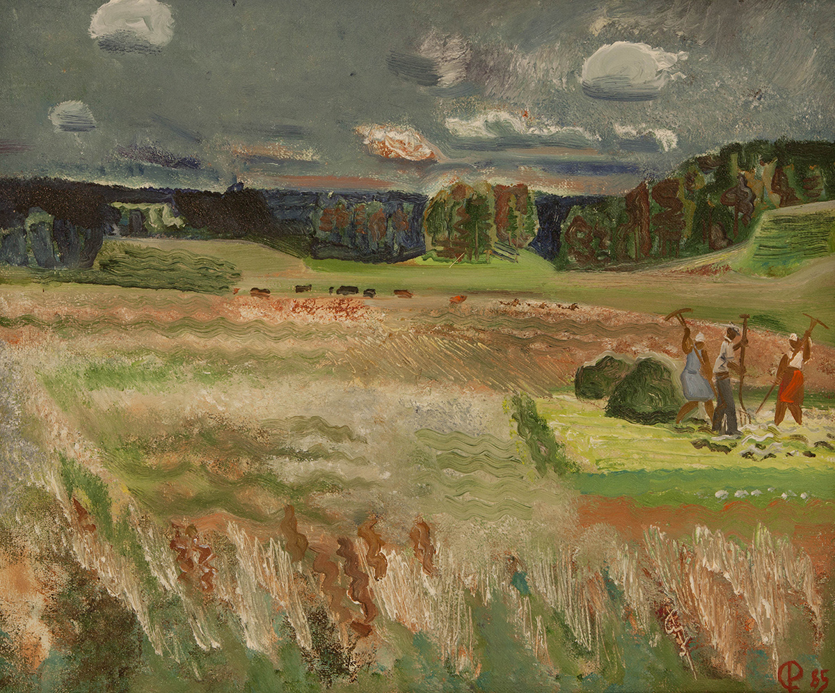 Сергей Репин. В августе (1985). Из фондов музея-заповедника «Михайловское»