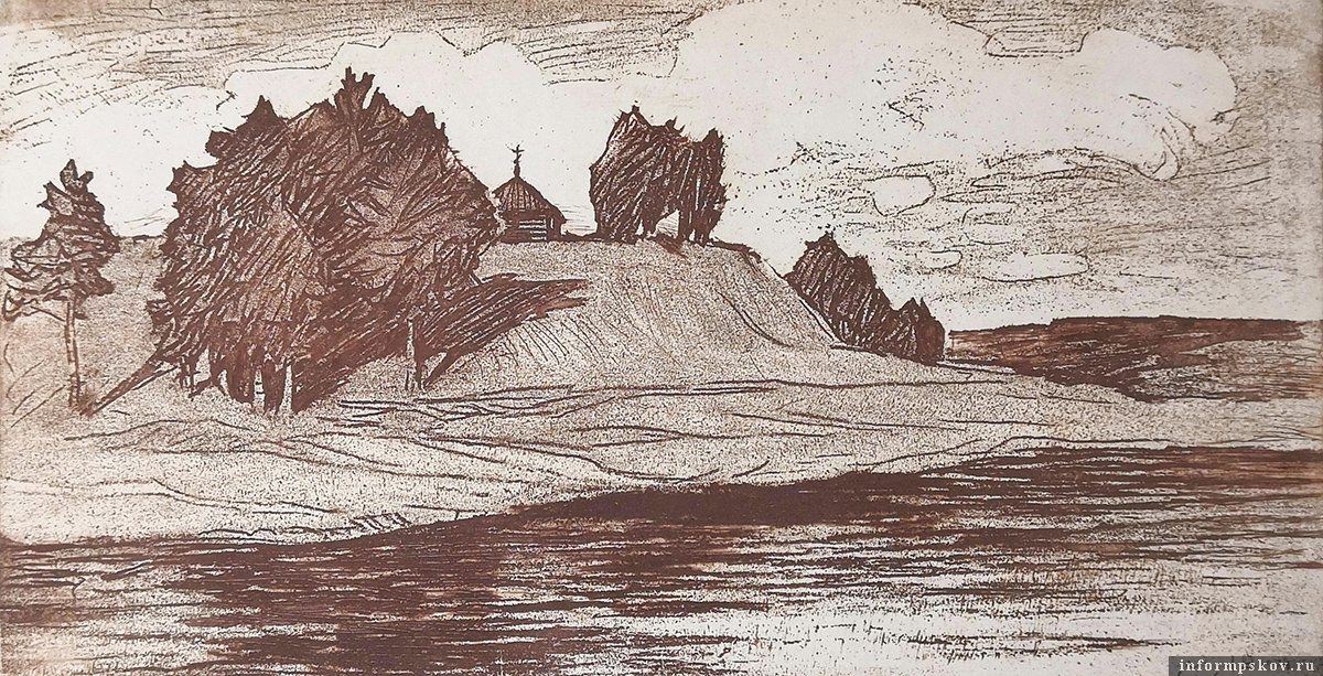 Олег Дмитриев. Савкино (1974). Из фондов музея-заповедника «Михайловское»