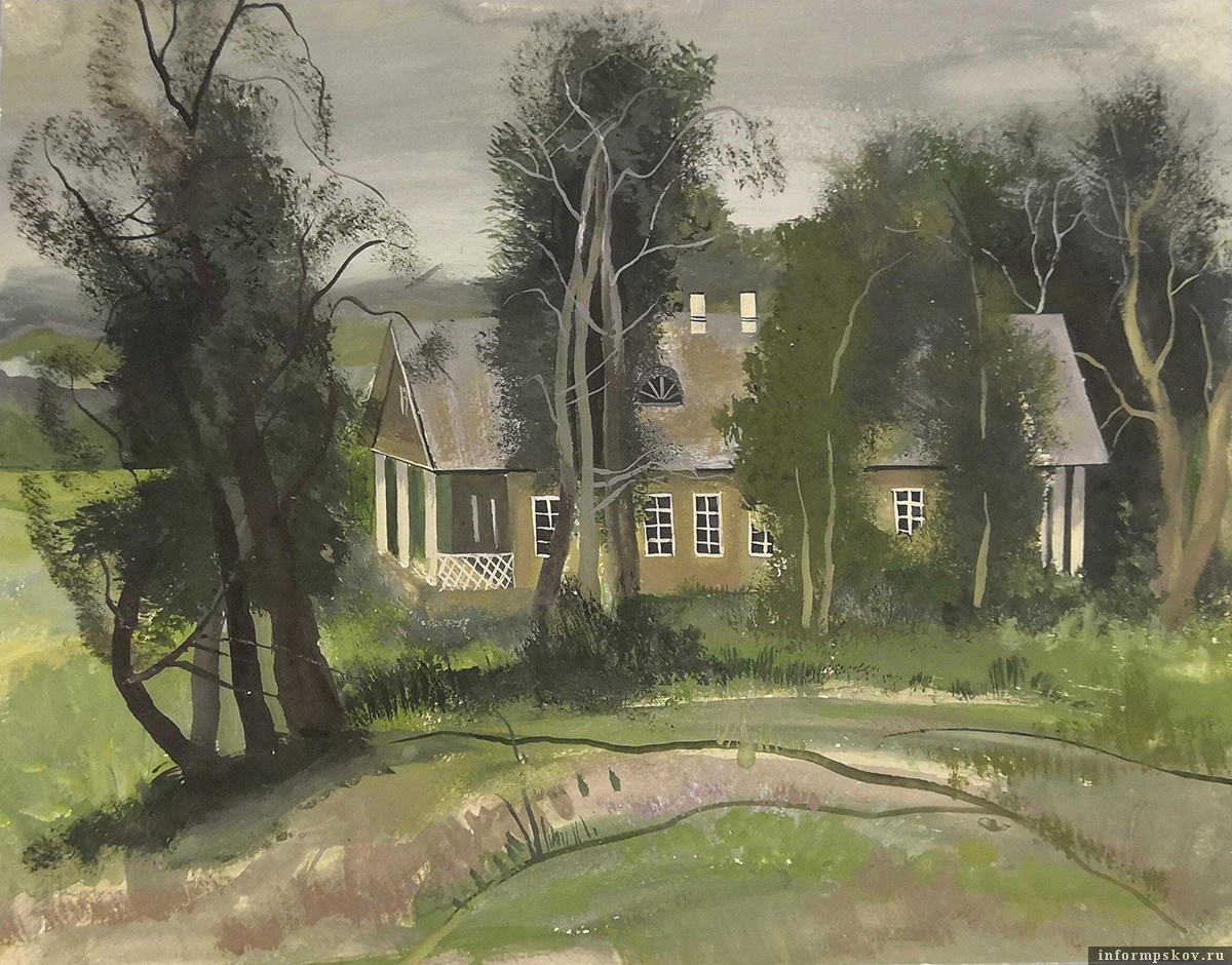 Динара Нуримова. Дом Осиповых и Вульфов (2008, из фондов музея-заповедника). Именно здесь проводят «Летние вечера…»