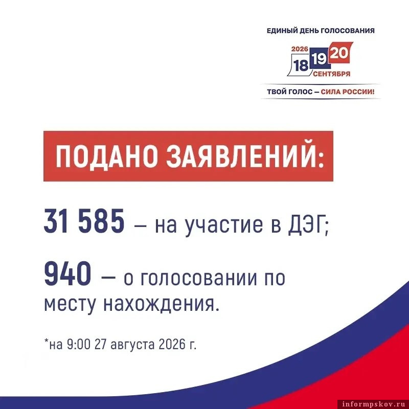 Изображение из канала избирательной комиссии Псковской области в МАХ