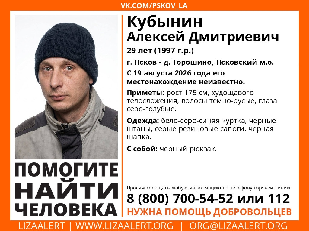 Изображение: «ЛизаАлерт. Псковская область»