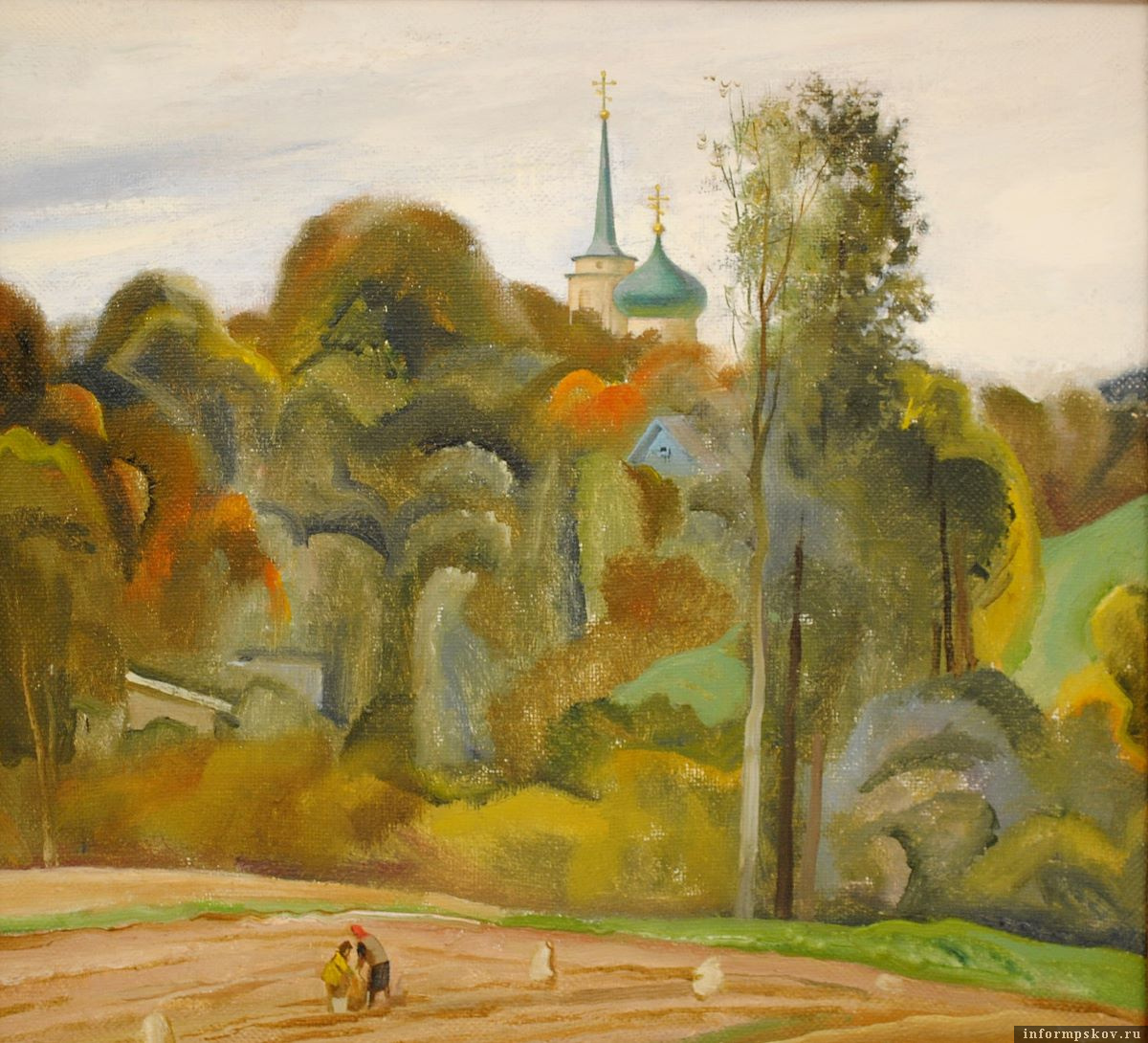 Виктор Лысюк. Святогорский монастырь (1992). Из фондов «Михайловского»