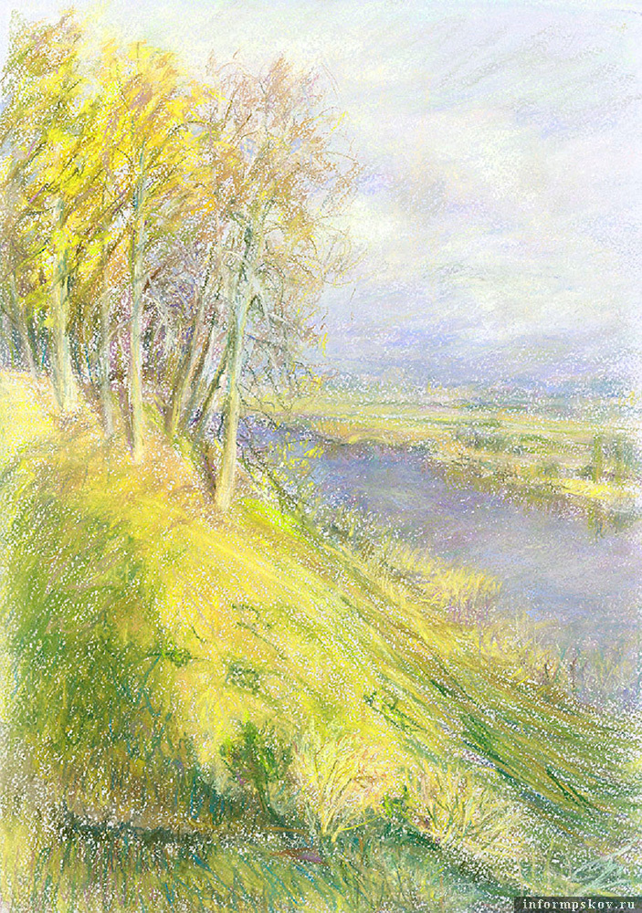Галина Худницкая. Тригорское. Высокий берег Сороти (2014). Из фондов музея-заповедника